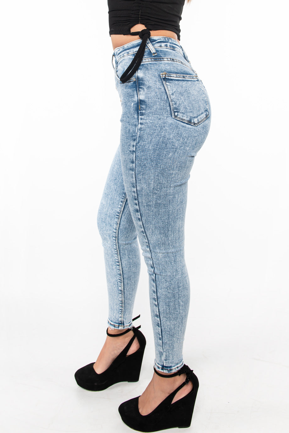 Jeans de talle discount alto